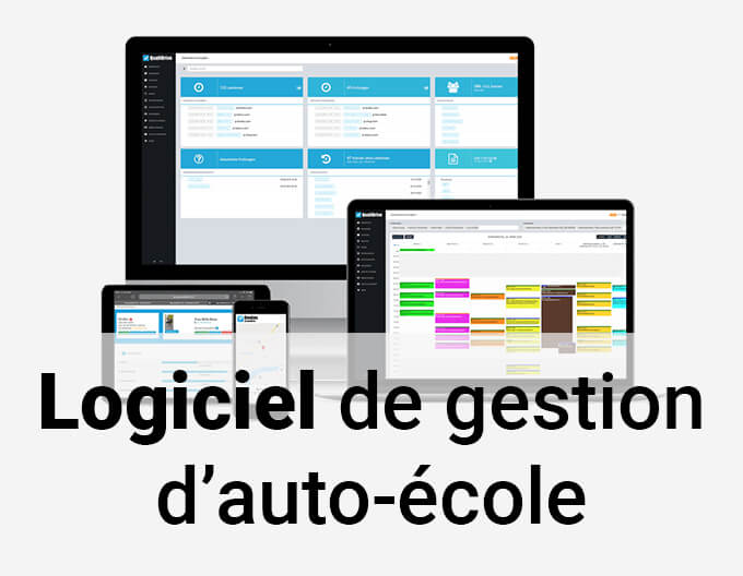 Logiciel pour les moniteurs de conduite de QualiDrive