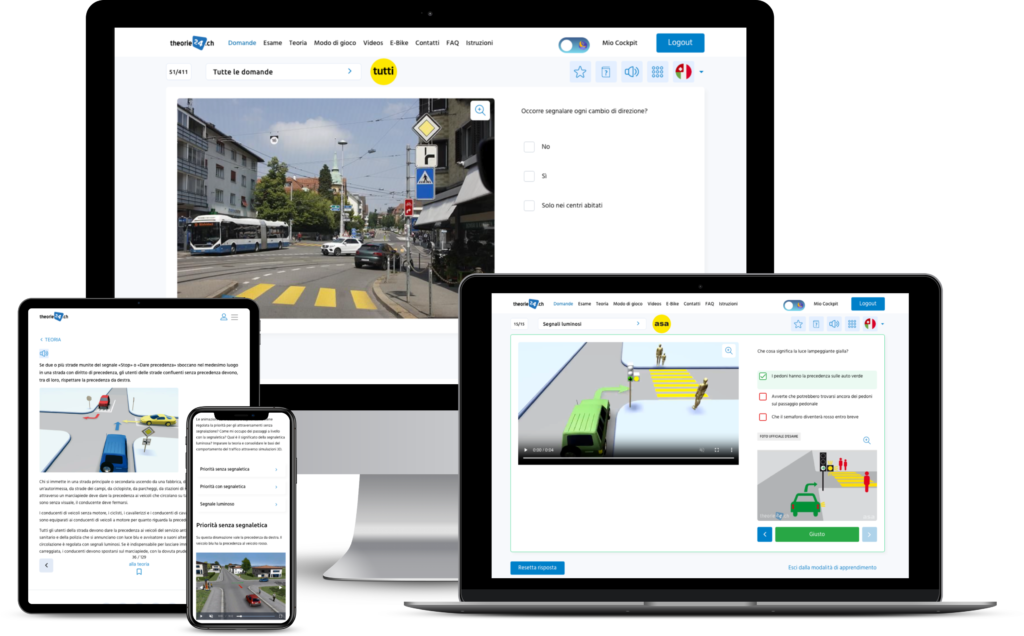 theorie24 - imparare la teoria in modo flessibile su diversi dispositivi
