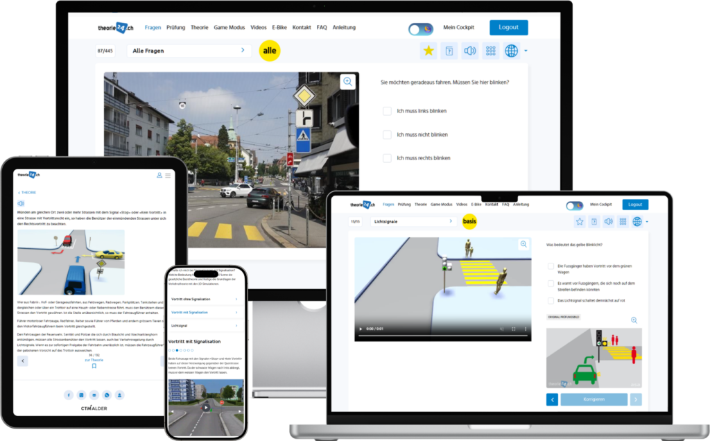 theorie24 - auf allen Geräten nutzen