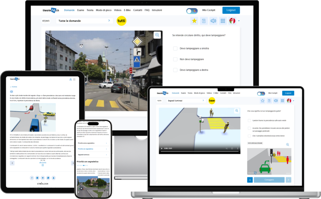 theorie24 - utilizzabile su tutti i dispositivi, sempre compatibile
